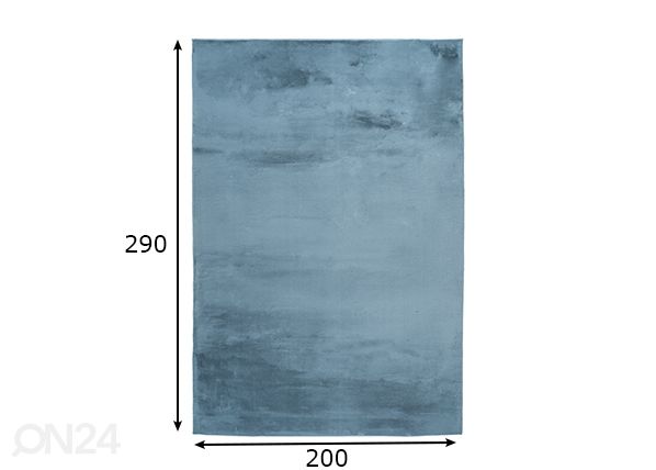 Ковер Paradise Blue 200x290 см размеры