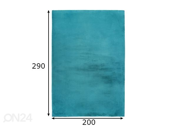 Ковер Paradise Petrol 200x290 cm размеры