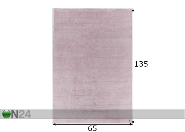Ковер Powder 65x135 см размеры