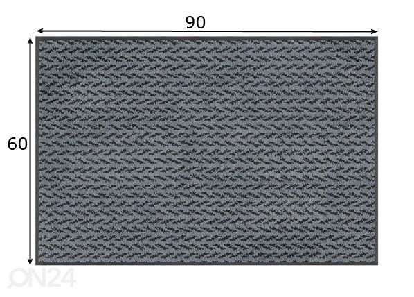 Ковер Revive Duo Denim 60x90 см размеры