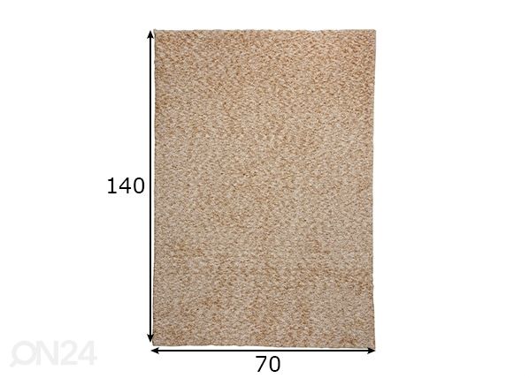 Ковер Rissani 70x140 см размеры