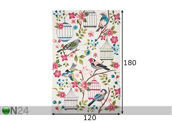 Ковер Rosetta 120x180 см размеры