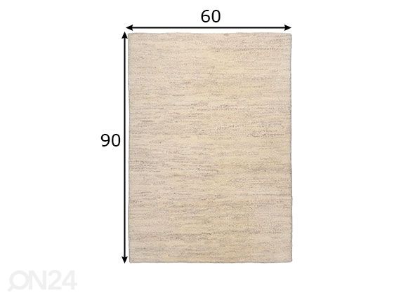 Ковер Royal Double 60x90 см размеры