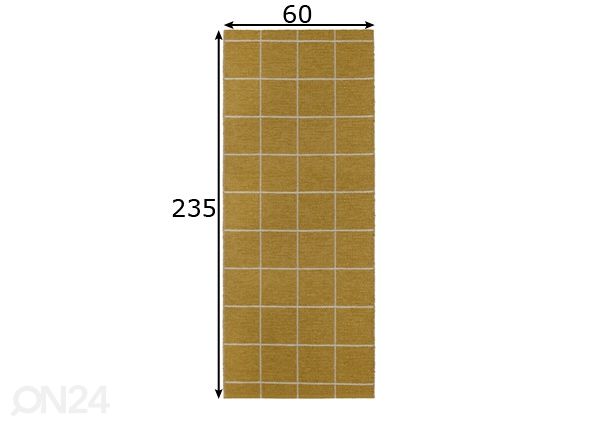 Ковер Scott V5 60x235 см размеры