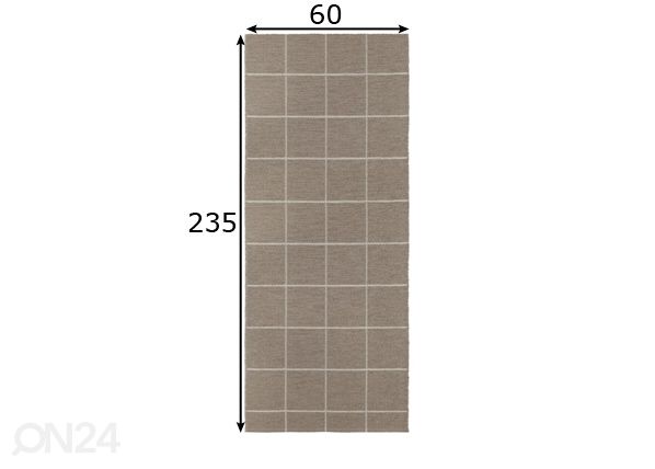 Ковер Scott V6 60x235 см размеры