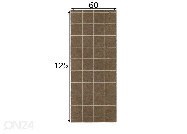 Ковер Scott V7 60x125 см размеры