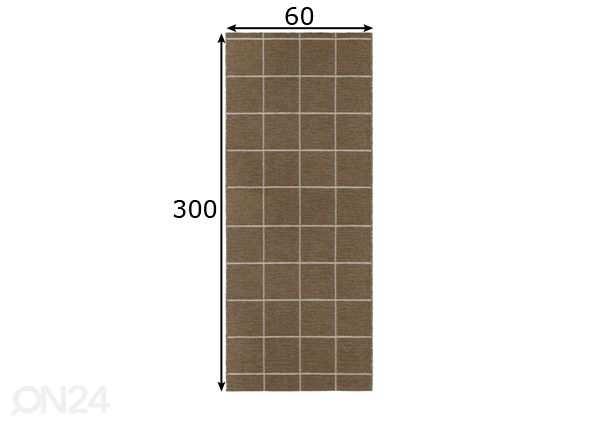Ковер Scott V7 60x300 см размеры