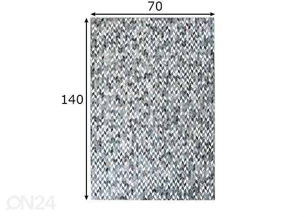 Ковер Serena 70x140 см размеры