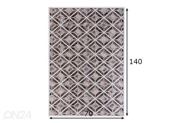 Ковер Serena 70x140 см размеры