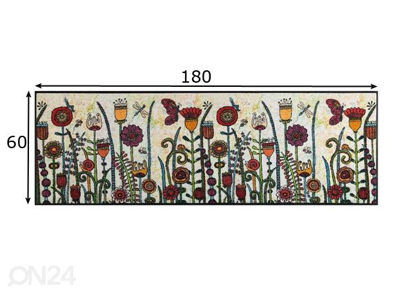 Ковер Sonnentag 60x180 cм размеры