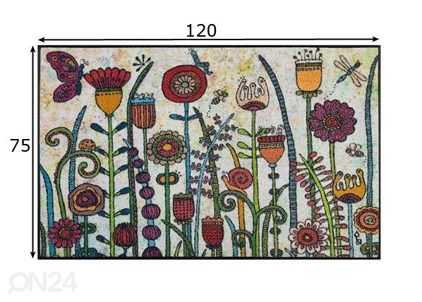 Ковер Sonnentag 75x120 cм размеры