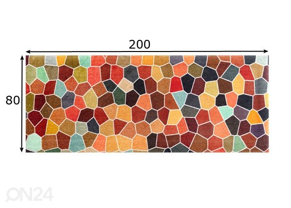 Ковер Splendour 80x200 cm размеры