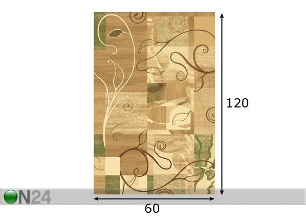 Ковер Standard Paloma 60x120 см размеры