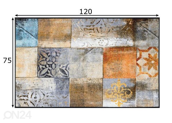 Ковер Tilea 75x120 см размеры