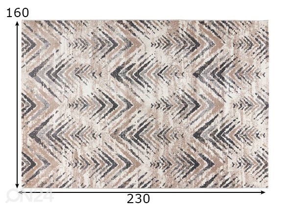 Ковер Trendy Beige-Silver 160x230 см размеры