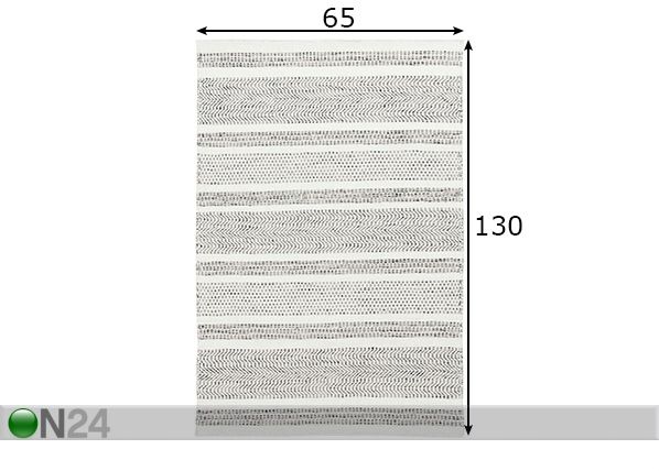 Ковер Trondheim 65x130 см размеры
