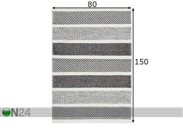 Ковер Trondheim 80x150 см размеры