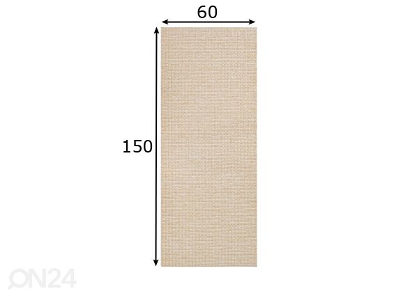 Ковер Urbis V5 60x150 см размеры