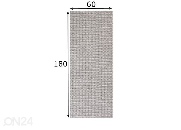 Ковер Urbis V9 60x180 см размеры