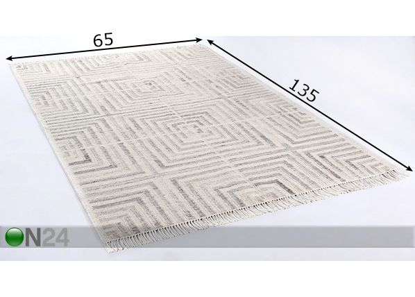 Ковер Vintage Square 65x135 см размеры
