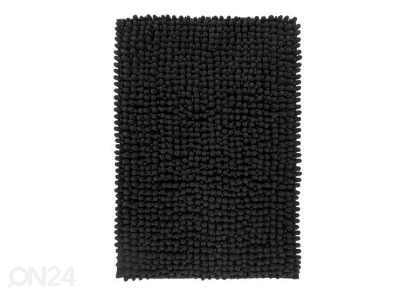 Коврик для ванной комнаты Fluffy Black 50x90 cm