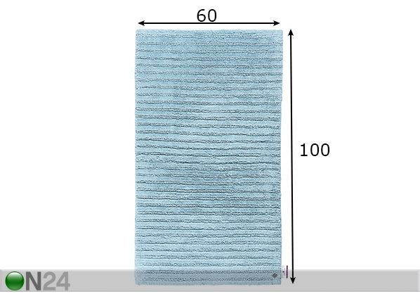 Коврик для ванной Cotton Stripe 60x100 см размеры
