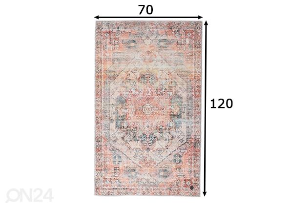 Коврик для ванной Tom Tailor Oriental Bath 70x120 см, разноцветный размеры