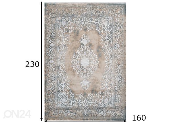 Ковeр Pierre Cardin Orsay Beige 160x230 см размеры