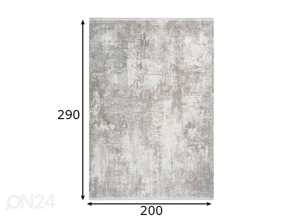 Ковeр Pierre Cardin Silver Opera 200x290 см размеры