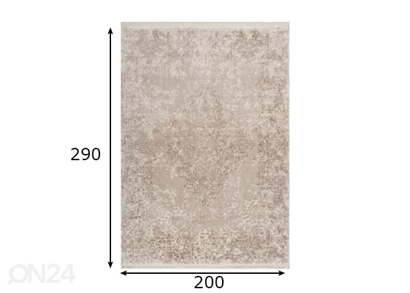 Ковeр Pierre Cardin Vendome 200x290 см размеры