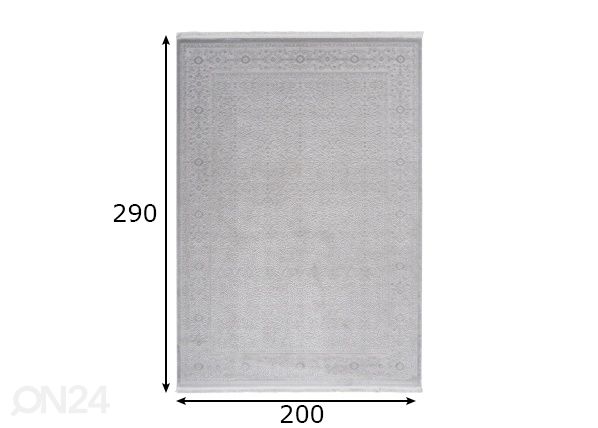 Ковeр Silver Pierre Cardin 200x290 см размеры