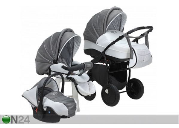 Кожаная универсальная коляска Tutis Zippy Silver Plus