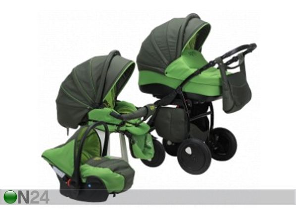 Кожаная универсальная коляска Tutis Zippy Silver Plus