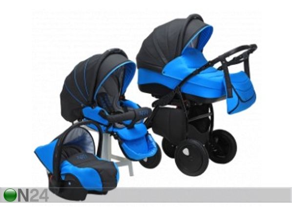 Кожаная универсальная коляска Tutis Zippy Silver Plus