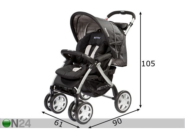 Коляска Britton Allroad размеры