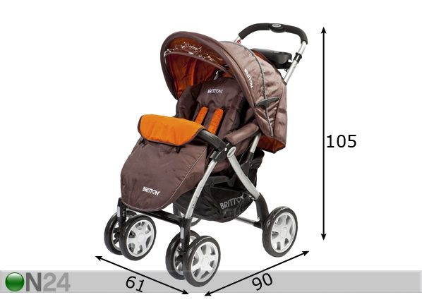 Коляска Britton Allroad размеры