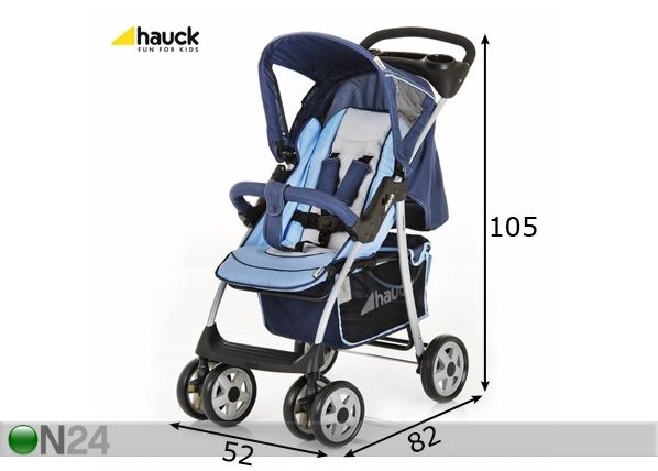 Коляска Hauck Shopper SH-12 blue размеры