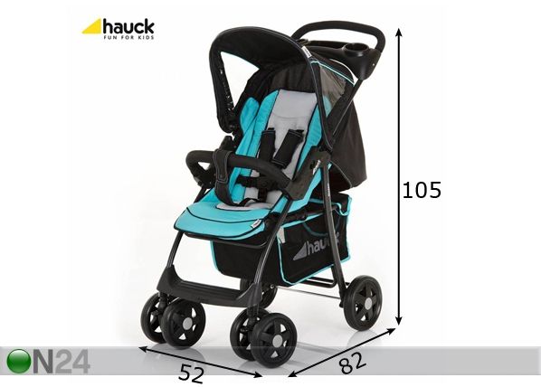 Коляска Hauck Shopper SH-12 petrol размеры
