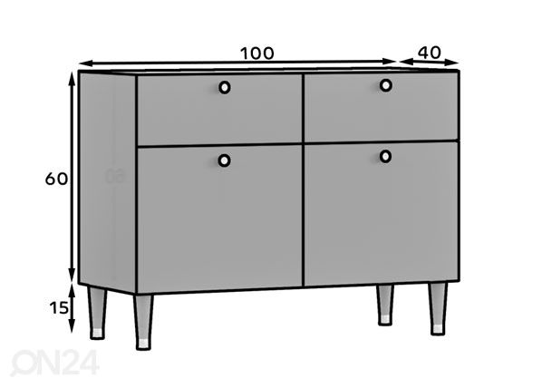 Комод 100 cm размеры