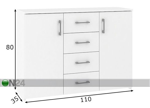 Комод 110 cm размеры