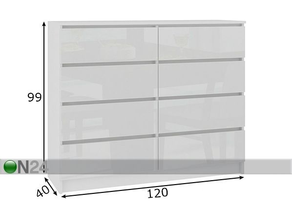Комод 120 cm размеры
