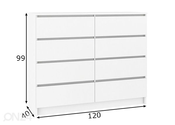 Комод 120 cm размеры