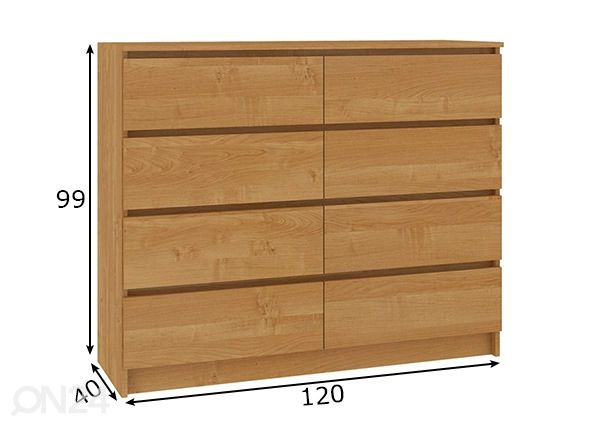 Комод 120 cm размеры