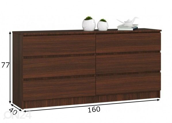 Комод 160 cm размеры