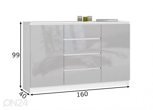Комод 160 cm размеры