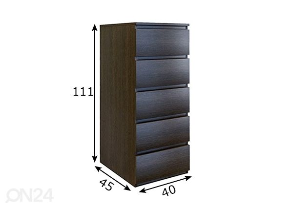 Комод 40 cm размеры