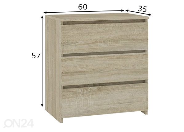 Комод 60 cm размеры