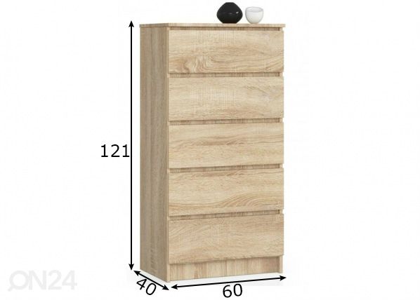 Комод 60 cm размеры