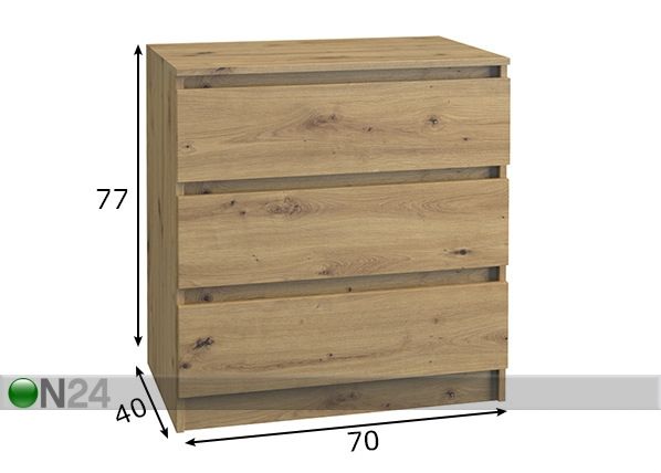 Комод 70 cm размеры