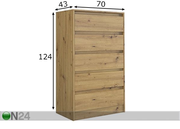 Комод 70 cm размеры